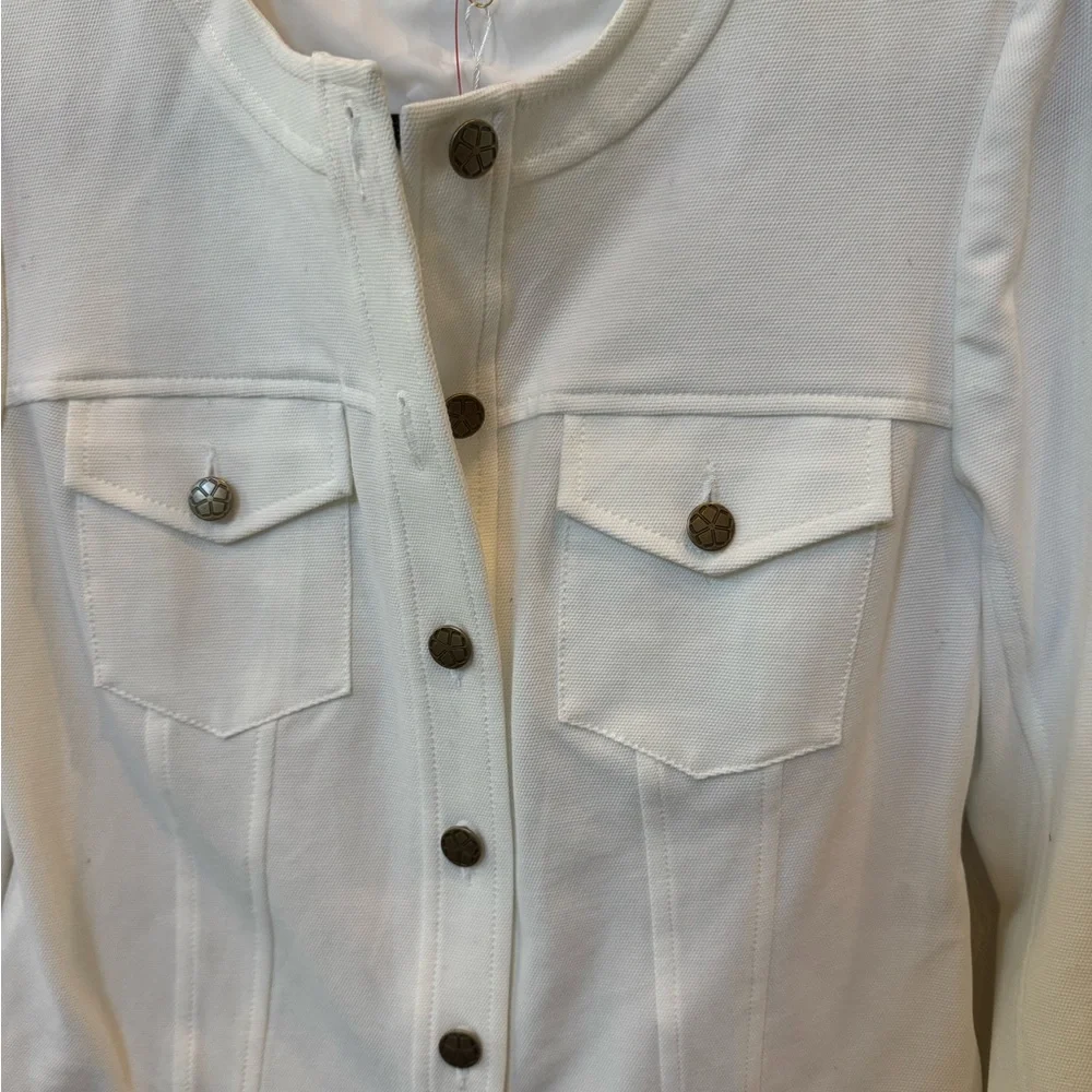 Trina Turk Cream Jacket - Picture 3 of 6